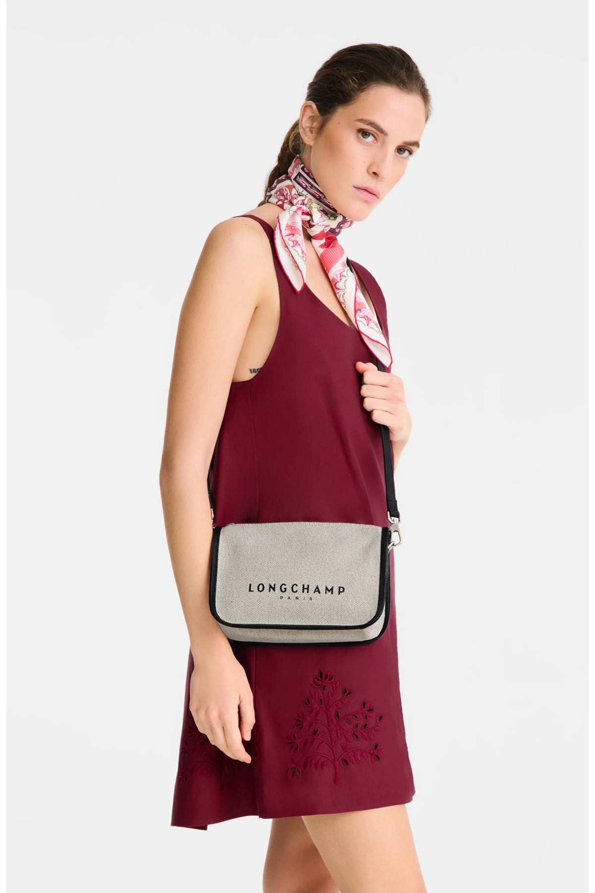 Essential Toile East/West Crossbody Bag
