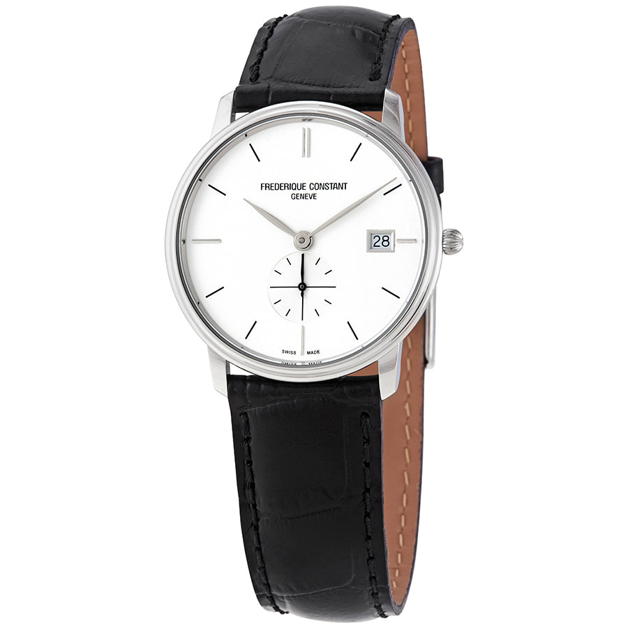 Slimline Quartz White Dial Men's Watch