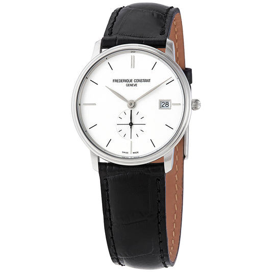 Slimline Quartz White Dial Men's Watch