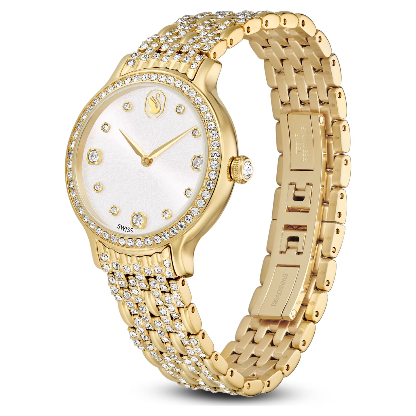 Imber watch Swiss Made, Metal bracelet, Gold tone, Gold-tone finish  ON SALE 30%