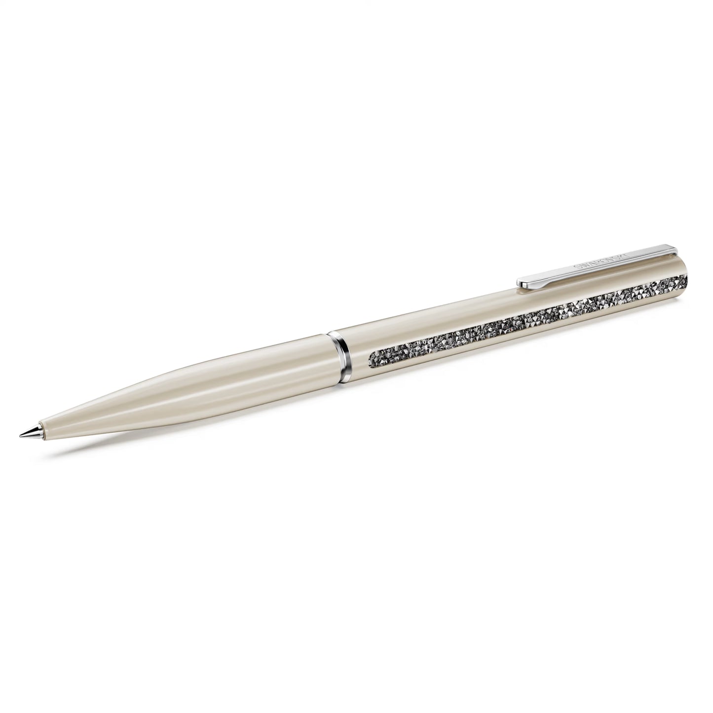 Crystal Shimmer Glide ballpoint pen Beige Beige lacquered Chrome plated
