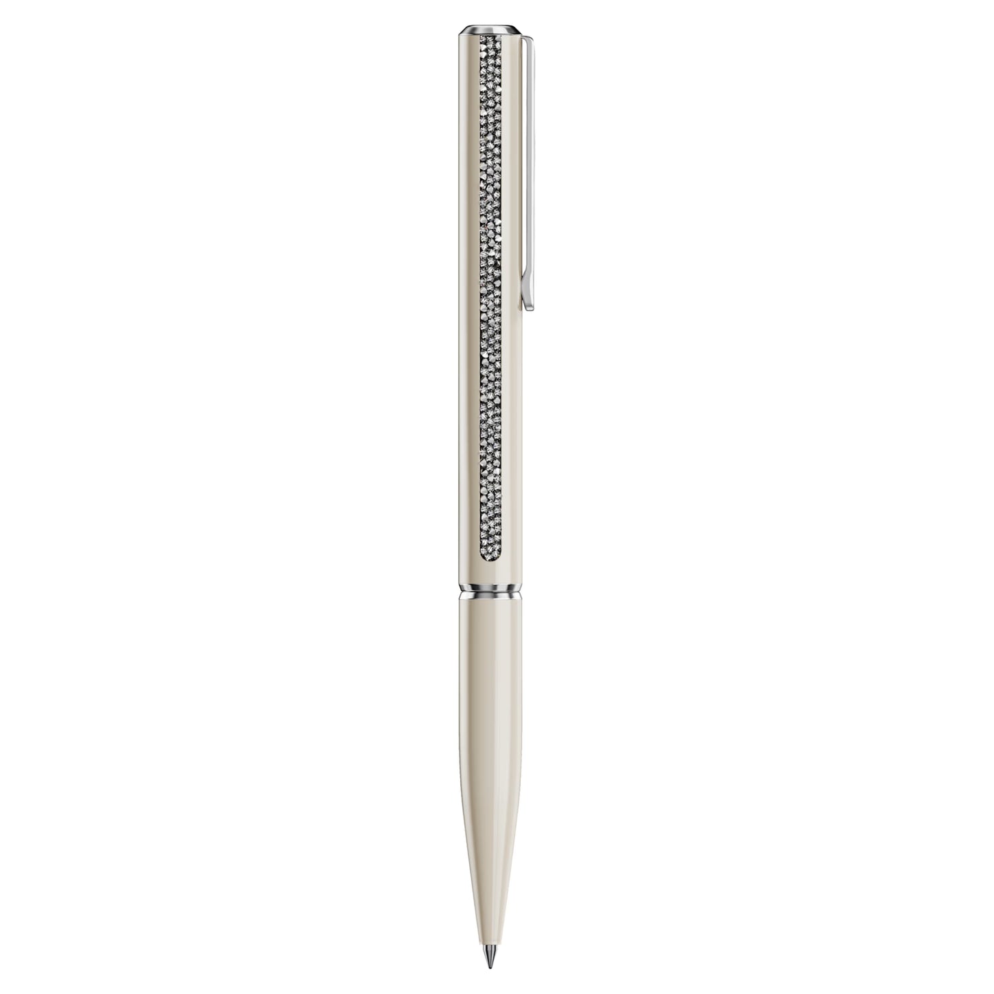 Crystal Shimmer Glide ballpoint pen Beige Beige lacquered Chrome plated