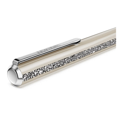Crystal Shimmer Glide ballpoint pen Beige Beige lacquered Chrome plated