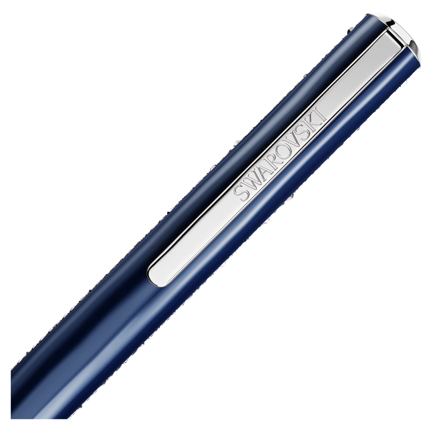 Crystal Shimmer Glide ballpoint pen Blue Blue lacquered Chrome plated