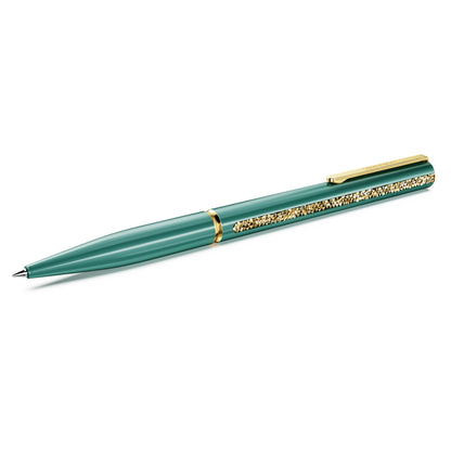 Crystal Shimmer Glide ballpoint pen Green Green lacquered Gold-tone plated