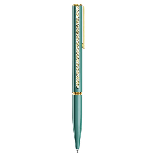Crystal Shimmer Glide ballpoint pen Green Green lacquered Gold-tone plated