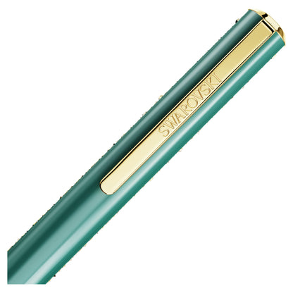 Crystal Shimmer Glide ballpoint pen Green Green lacquered Gold-tone plated