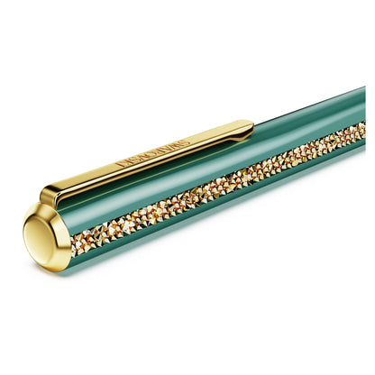 Crystal Shimmer Glide ballpoint pen Green Green lacquered Gold-tone plated