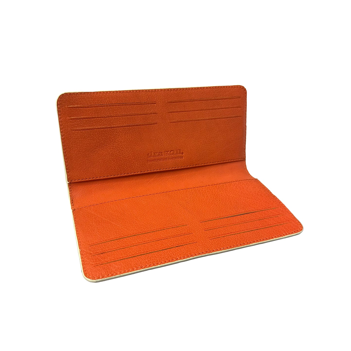 CHECK CARD FLAP WALLET ORANGE