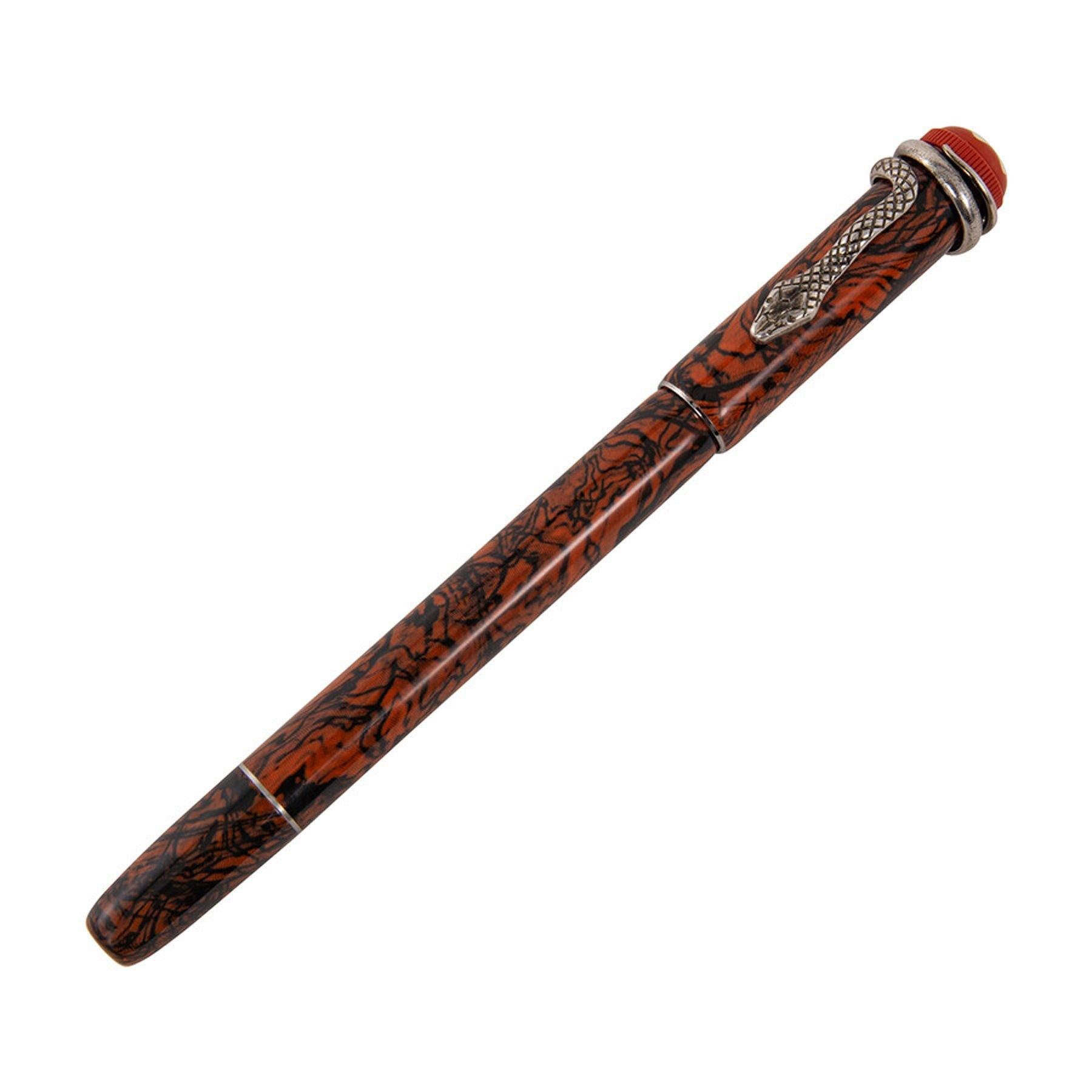 Heritage Rouge Noir Serpent Marble Rollerball - Cosmos Boutique New Jersey