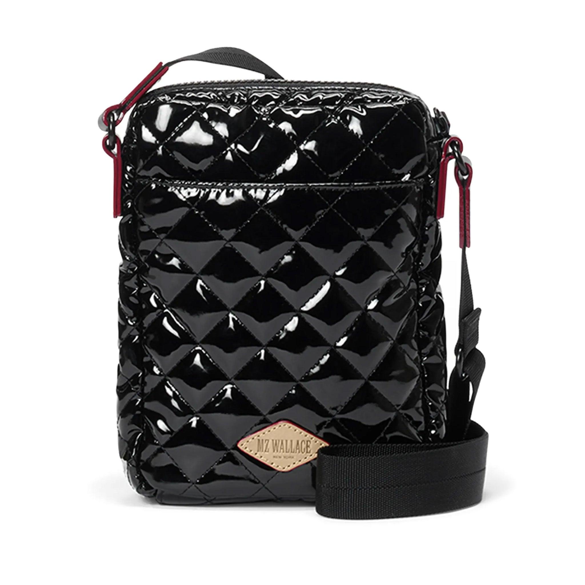 Metro Patent Quilted Crossbody Bag - Cosmos Boutique New Jersey