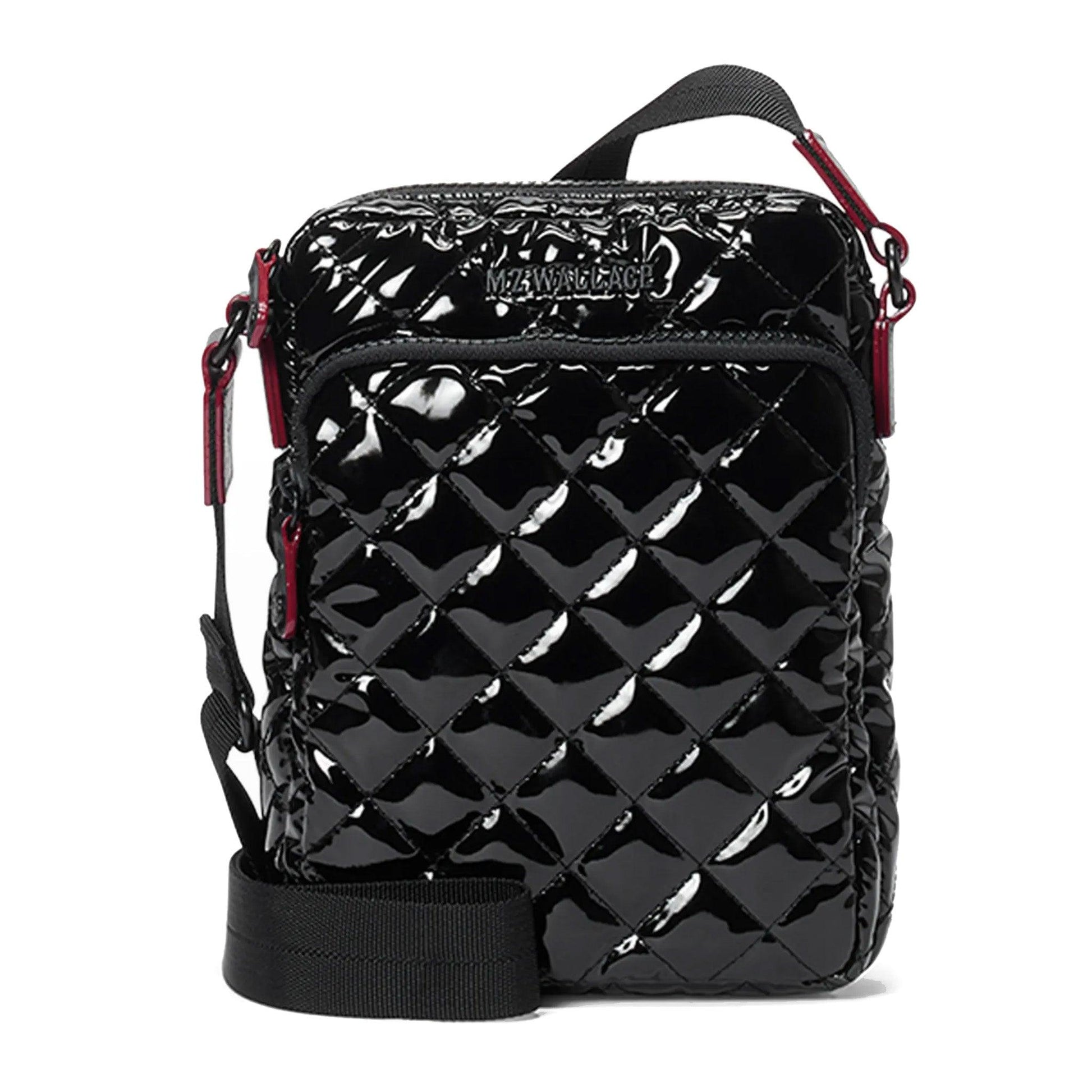 Metro Patent Quilted Crossbody Bag - Cosmos Boutique New Jersey