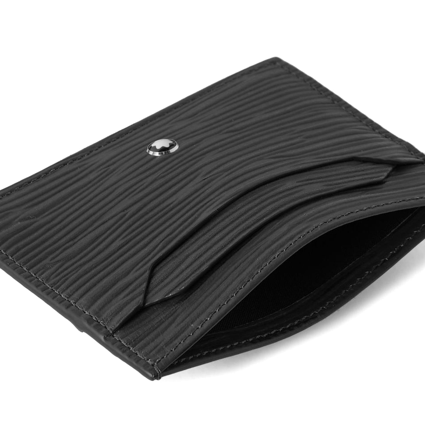 Meisterstück 4810 Textured-Leather Cardholder Black