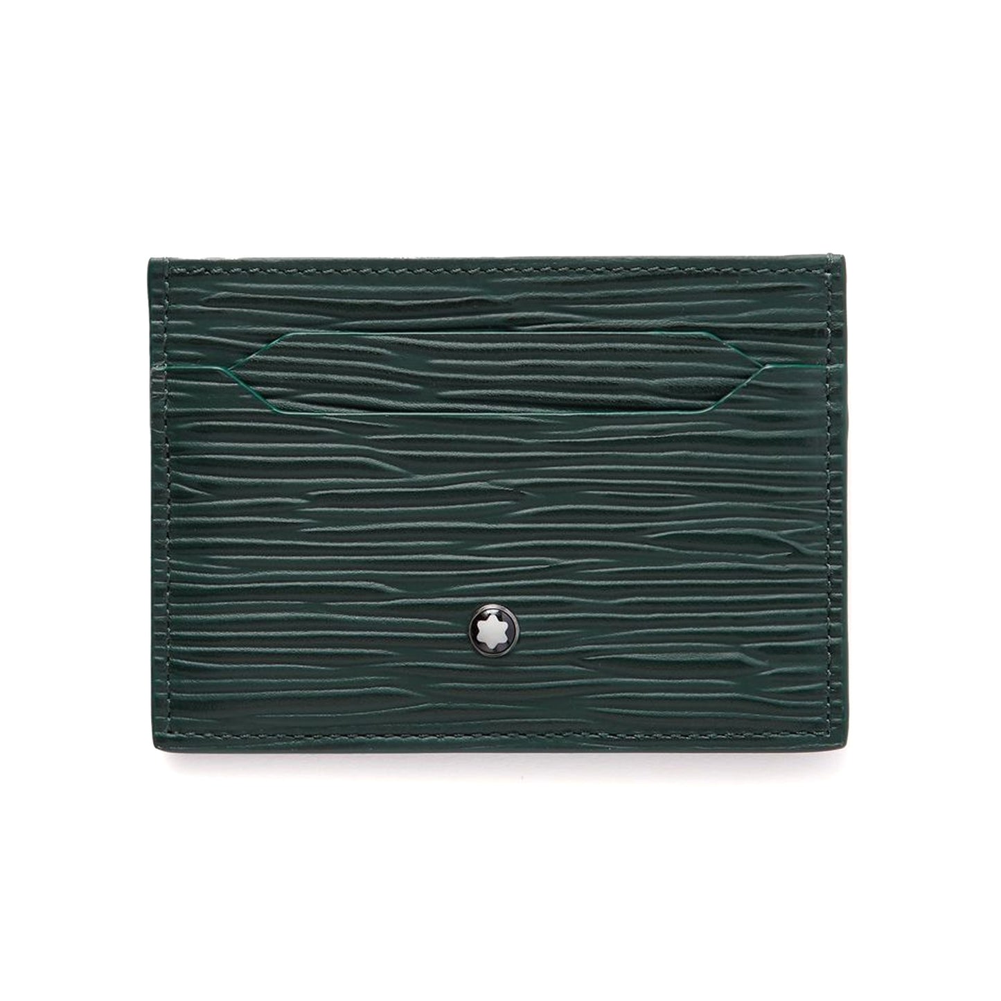 Meisterstück 4810 Textured-Leather Cardholder Green