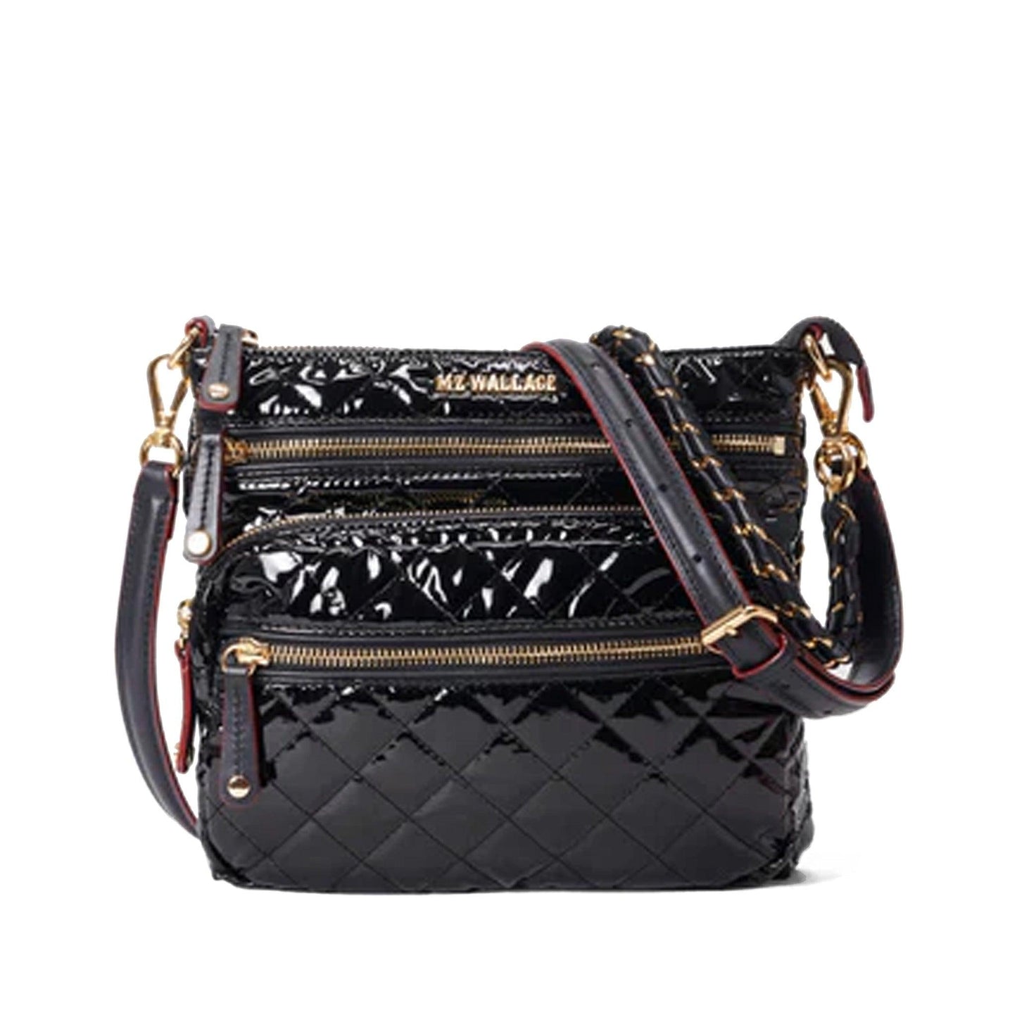 Black Lacquer Downtown Crosby Crossbody - Cosmos Boutique New Jersey
