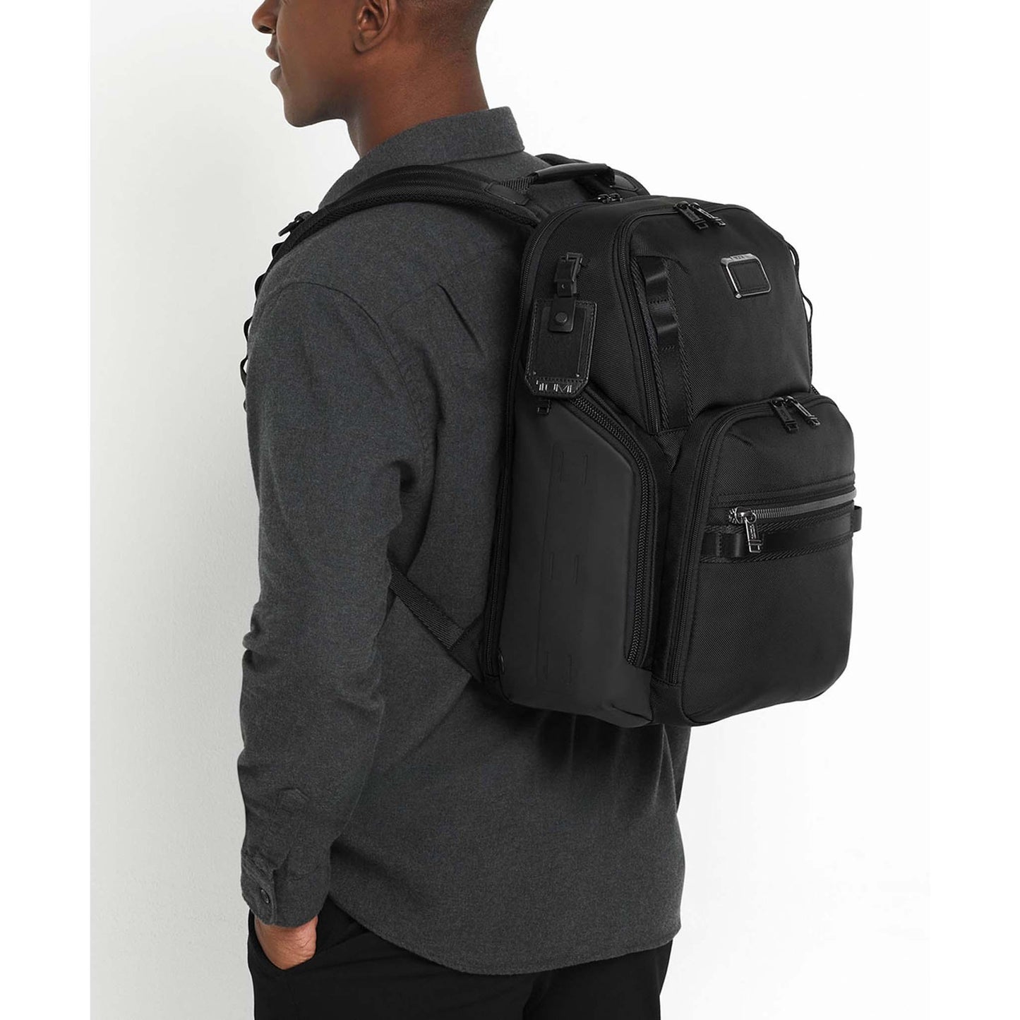 TUMI Alpha Bravo Black Search Backpack - Cosmos Boutique New Jersey