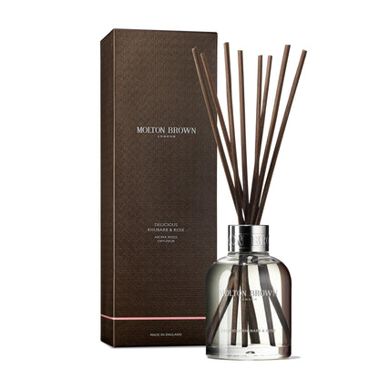 Delicious Rhubarb and Rose Aroma Reeds Diffuser, 5 oz. - Cosmos Boutique New Jersey