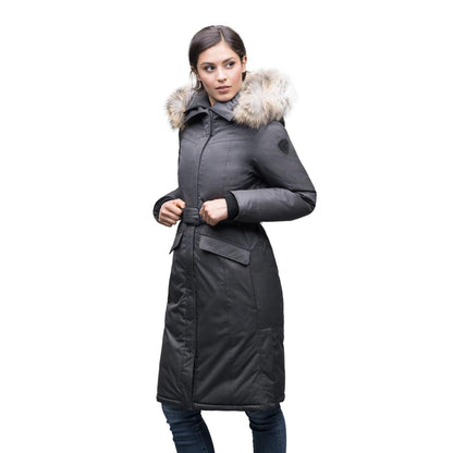Morgan Ladies Long Coat - Cosmos Boutique New Jersey