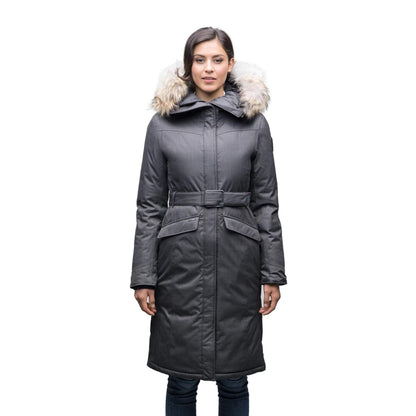 Morgan Ladies Long Coat - Cosmos Boutique New Jersey